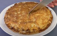 рецепт Простой насыпной яблочный пирог в духовке "Кухня Наизнанку"