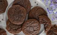 рецепт Брауни печенье из темного шоколада