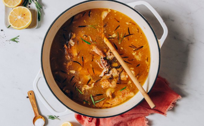 Рисовый суп на красном бульоне, пошаговый рецепт с фото