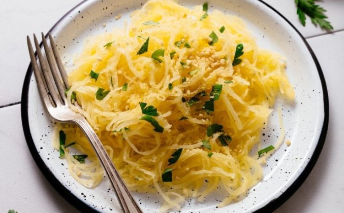 Овощные спагетти из тыквы рецепт