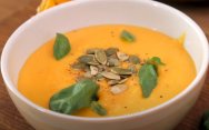 рецепт Сливочный крем-суп из тыквы