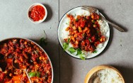 рецепт Овощное рагу с баклажанами в марокканском соусе