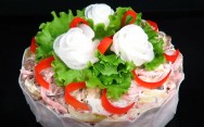 рецепт Вкусный мясной салат