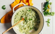 рецепт Зеленый рис из цветной капусты