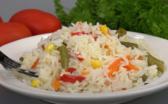 Готовим Рис с замороженными овощами в мультиварке рецепт от Кухни Наизнанку