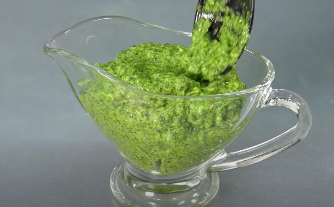 Заправка соус из зеленого лука рецепт