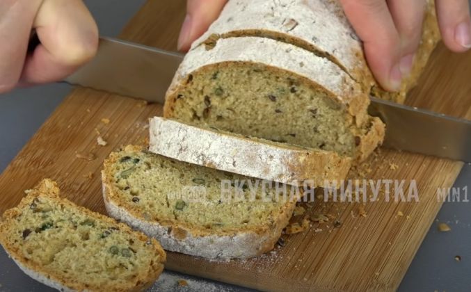 Простой вкусный хлеб в духовке Кухня Наизнанку рецепт