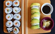рецепт Как приготовить суши без коврика