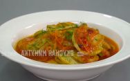 рецепт Кабачок жареный кружочками на сковороде в томатном соусе