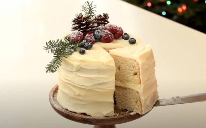 Новогодний торт Сказка Зима рецепт