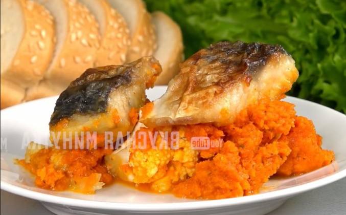 Вкусная рыба скумбрия запеченная от Кухня Наизнанку рецепт