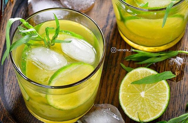 Напиток из тархуна и лимона в домашних	условиях рецепт