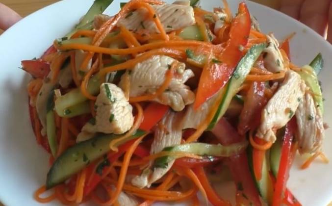 17 рецептов праздничного салата с фасолью и корейской морковью