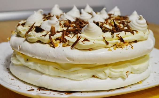 Нежный торт с безе - рецепт с фото пошагово