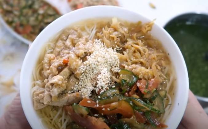 Холодный корейский суп Кукси рецепт