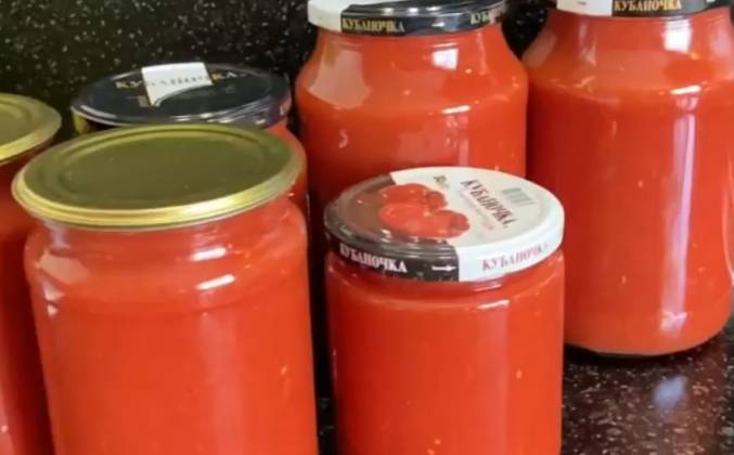 Густой домашний томат на зиму из отварных помидоров – пошаговый рецепт приготовления с фото