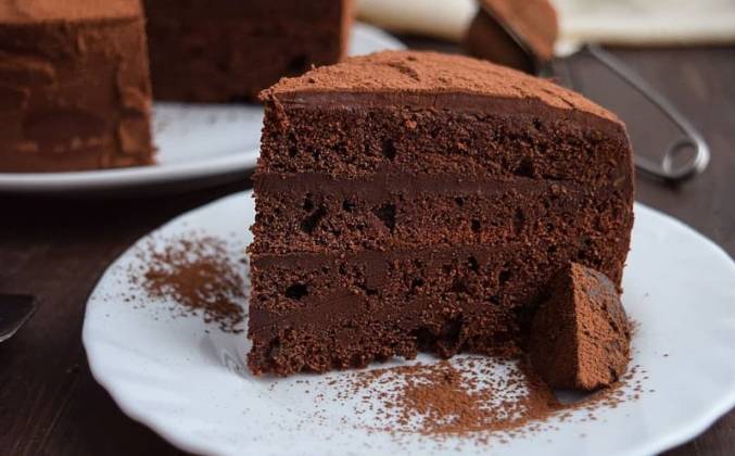 Шоколадный торт с трюфельным кремом – HomeBaked