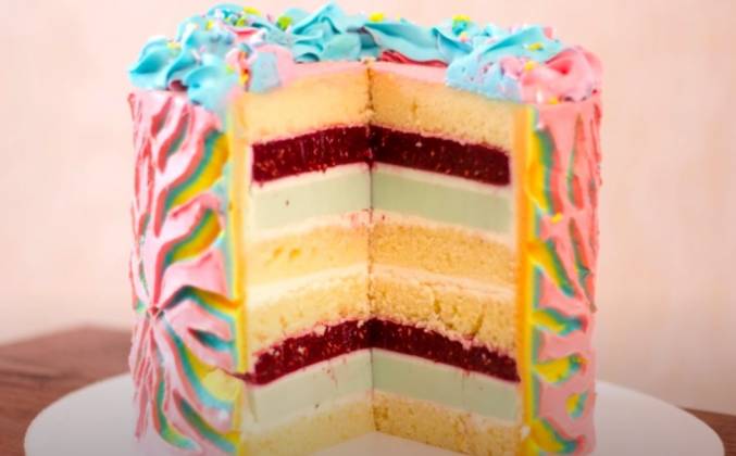 Домашний торт на день рождения, пошаговый рецепт с фото