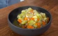 Овощное рагу с кабачками и картошкой и суп