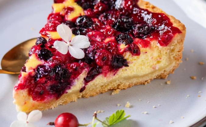 Песочное тесто рецепт для пирога с творогом и ягодами рецепт с фото пошагово