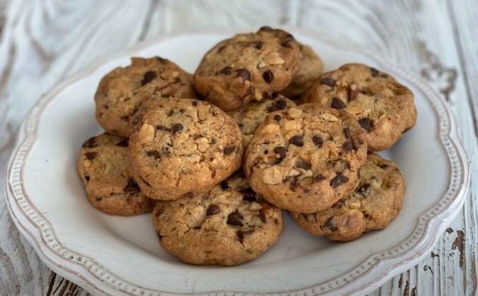 Печенье с орехами и шоколадом рецепт