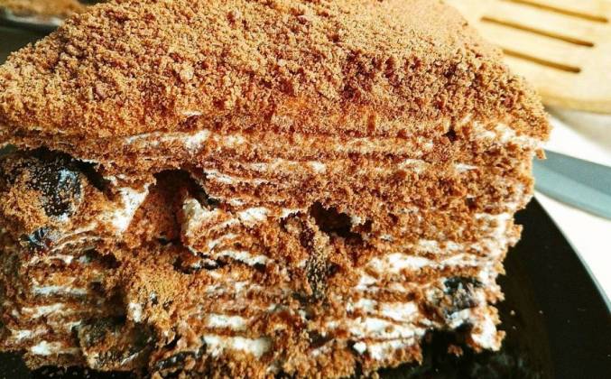 Торт медовик шоколадный рецепт