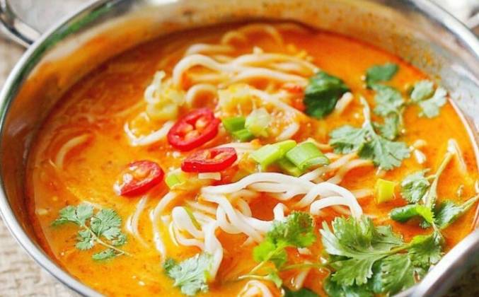 Тайский суп с лапшой рецепт