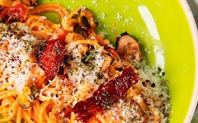 Итальянская паста с морепродуктами рецепт