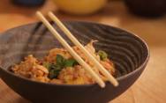 рецепт Рис жареный на сковороде по тайски