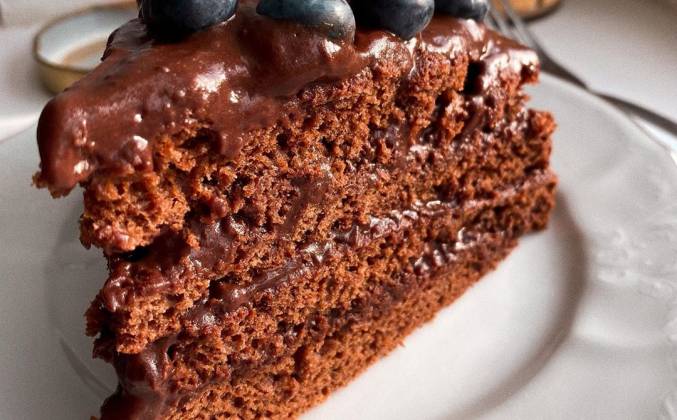 Шоколадный тортик с шоколадным заварным кремом рецепт