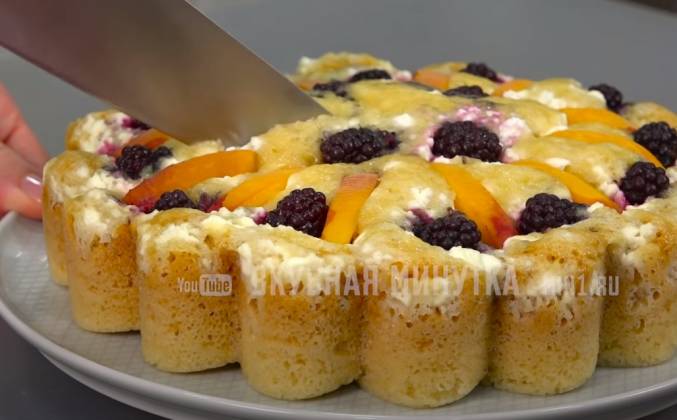 Королевский пирог с творогом рецепт фото пошагово и видео