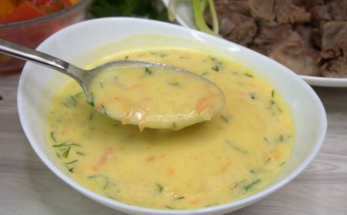 Мясной суп с картошкой