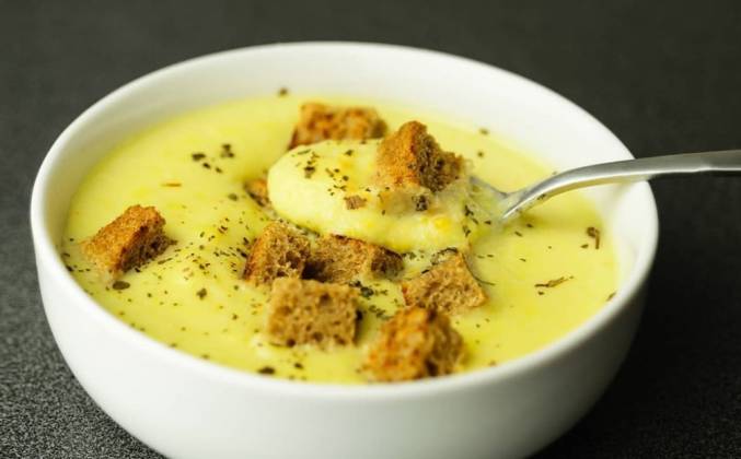 Крем суп из кабачков со сливками рецепт