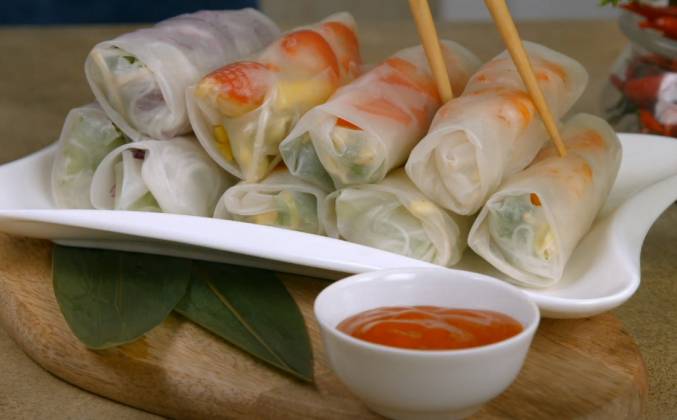 Спринг-роллы по-тайски, пошаговый рецепт с фотографиями – Тайская кухня: Закуски. «Еда»