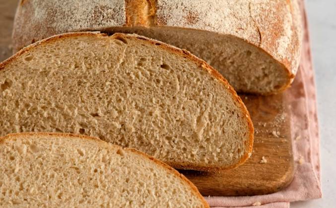 Пшенично-ржаной бездрожжевой хлеб в хлебопечке