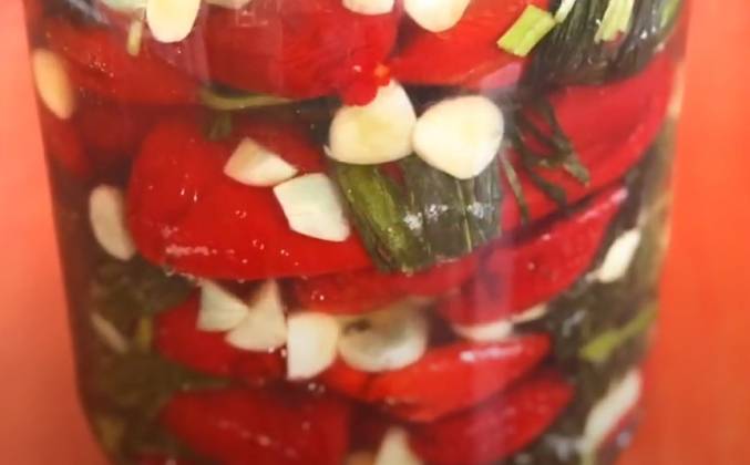 перец болгарский в подсолнечном масле на зиму рецепты | Дзен