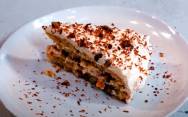 рецепт Кокосовый кето торт с орехами без сахара и глютена