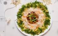 рецепт Салат с маринованными грибами и картофелем