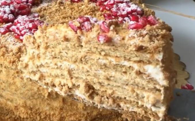 Торт Рыжик — классический пошаговый рецепт