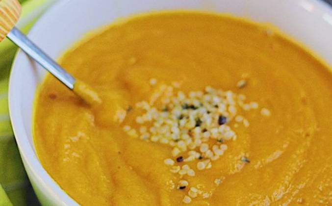 Вкусный тыквенный суп пюре с морковкой, луком, и перцем рецепт