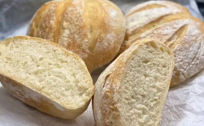 Вкусный домашний белый хлеб в духовке рецепт