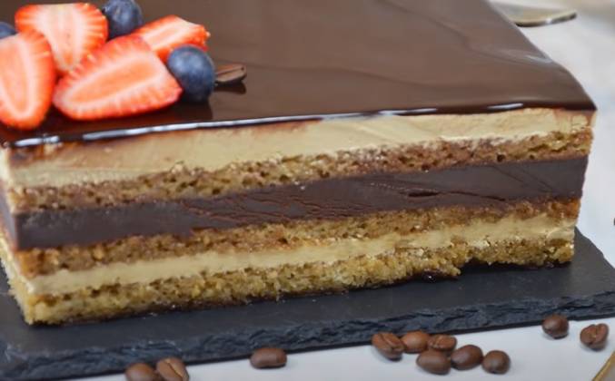 Шоколадный торт Опера классический рецепт