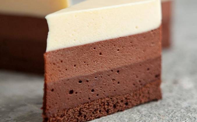 Как приготовить Муссовый торт три шоколада домашний просто рецепт пошаговый