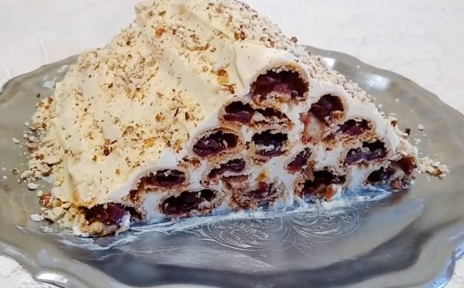 Сметанный торт Монастырская изба домашний рецепт