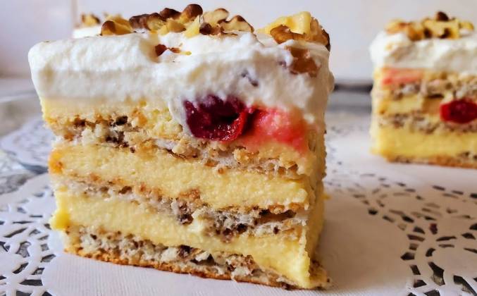 Нежный торт с безе - рецепт с фото пошагово
