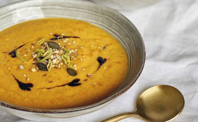 Тыквенный суп-пюре со сливками - оригинальный рецепт с пошаговыми фото