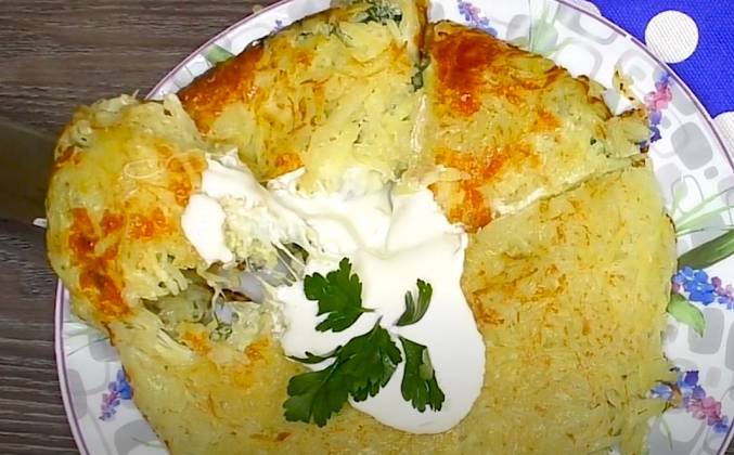Как приготовить рецепт Жареный в духовке картофель с сыром
