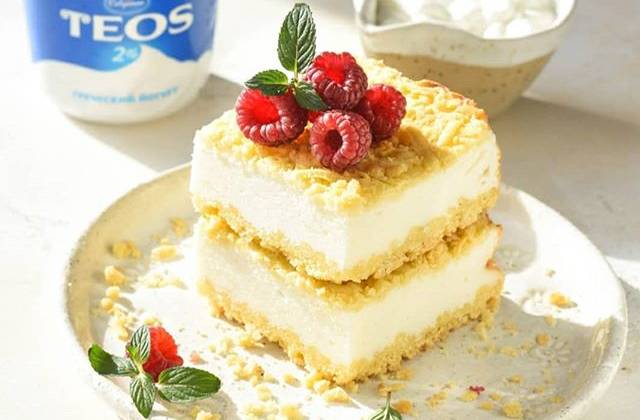 Песочный пирог йогуртовый в духовке рецепт
