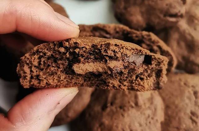 Простое шоколадные печенья с какао рецепт