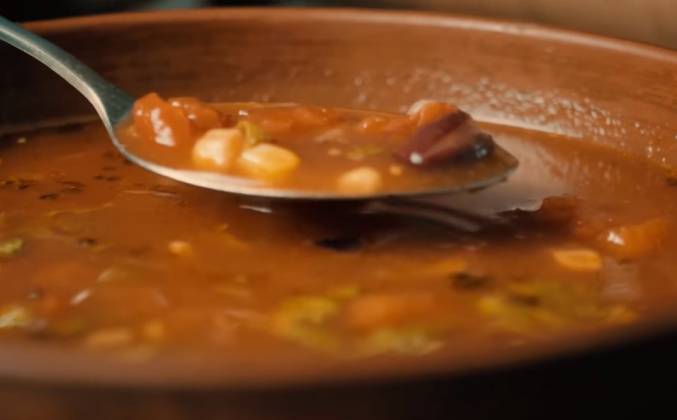 Мексиканский суп с фасолью и кукурузой рецепт